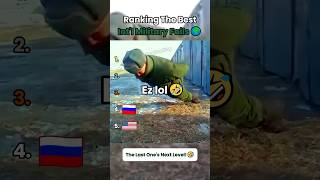Ranking The Best International Military Fails🌎🪖🔫#ranking #funny #military #fails