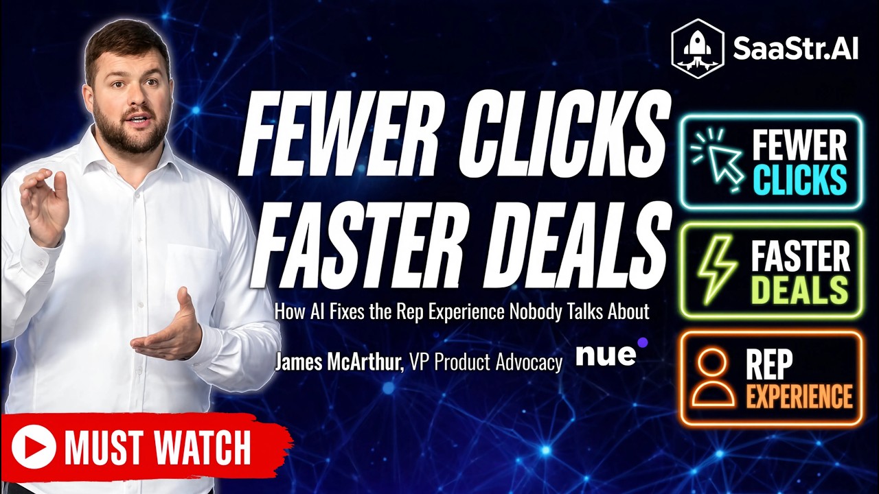 The AI Builds the Quote. The Data Model Sets the Price. | Nue at SaaStr AI 2026