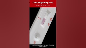 HCG Pregnancy test #shortvideo
