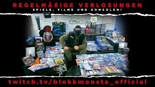 Blokkmonsta startet mit Twitch / Regelmäßige Verlosung von Spielen, Filmem, Konsolen uvm.