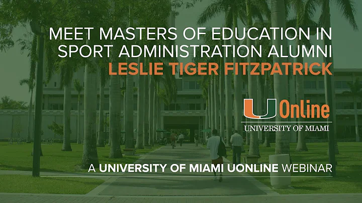 Meet Masters of Education in Sport Administration ...