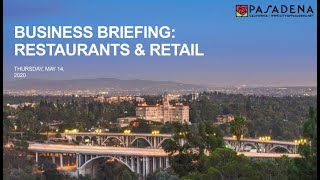 Retailers Business Webinar - May 14, 2020