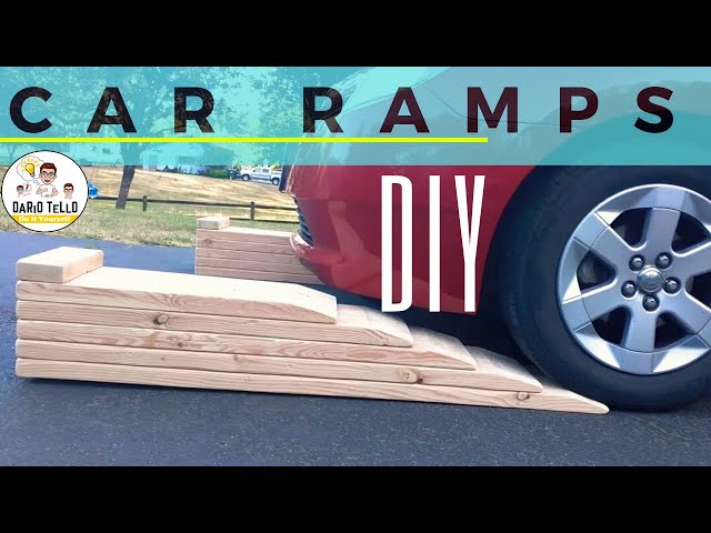 CAR RAMPS DIY - Rampa sollevamento auto fai da te - Car lifting 