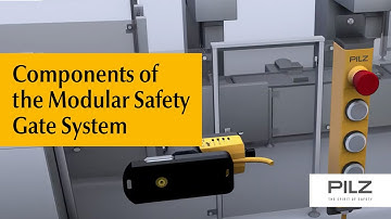 Modular Safety Gate System: All Components at a Glance | Pilz