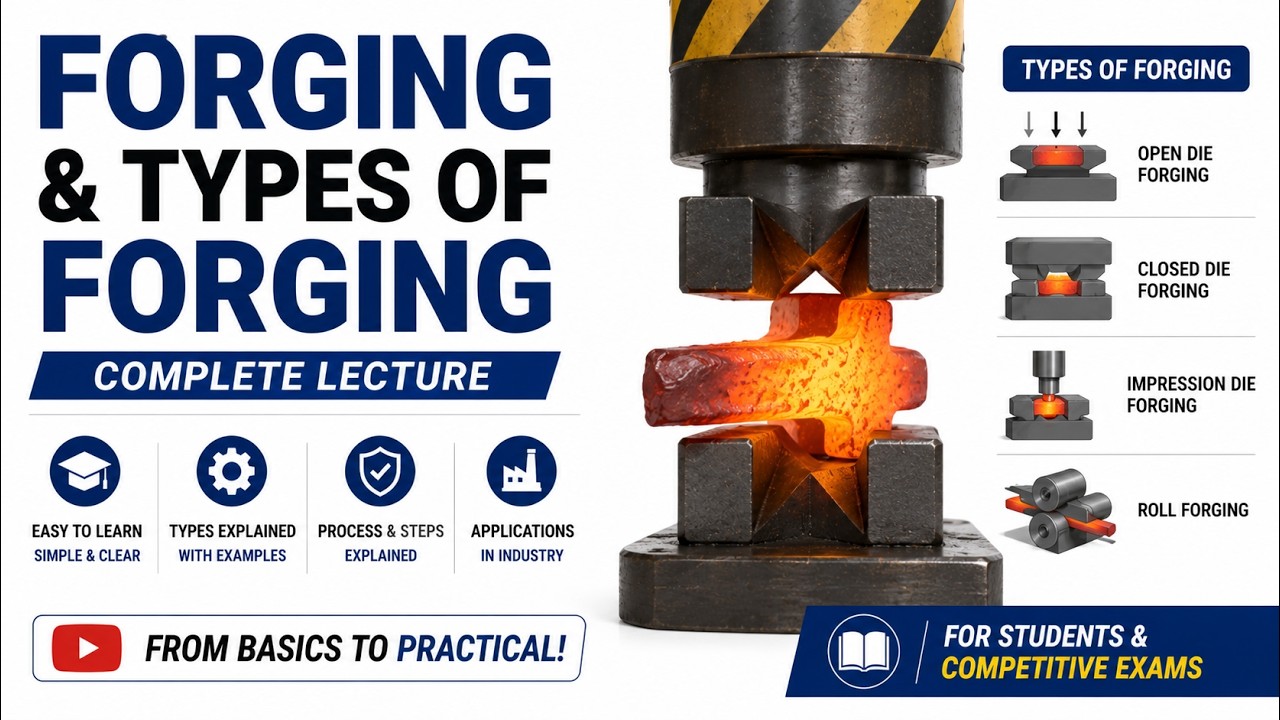 Forging & Types of Forging | Lecture Video - YouTube