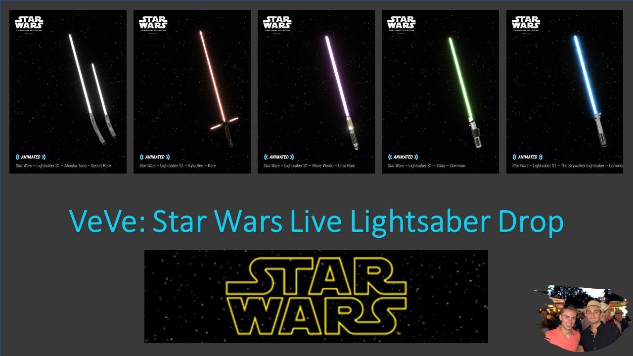 STAR WARS LIGHTSABER NFT DROP ON VEVE YouTube