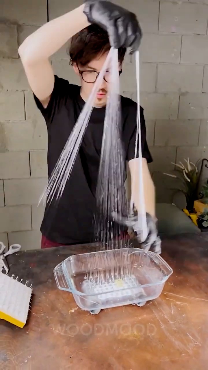 Easy creation of a dust brush - used recycled plastic ✨