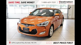 2013 Hyundai Veloster Auto- LOW MILEAGE - REMOTE START - B10831