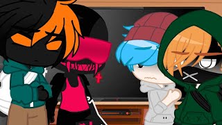 Soft Bf and Pico meet Corrupted Tankman and Whitty (AU) (Gacha club) screenshot 5
