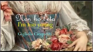 Gigliola Cinquetti – Non ho l'età  (I'm too young)  ❤♛❤