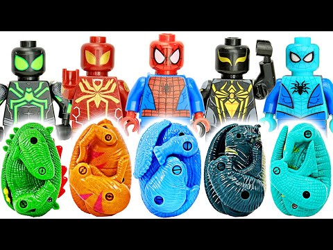 Spider-man Capture Bad Guys Bank Robbery In Spider-verse | Lego Stop Motion