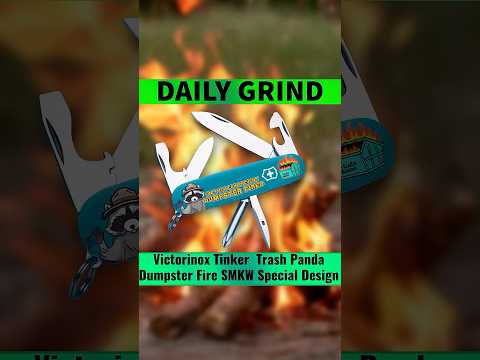 Victorinox Tinker Knife Trash Panda Dumpster Fire SMKW Special Design V1182