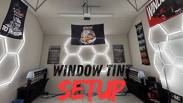 Window Tint Garage Setup!!