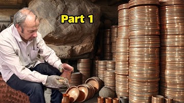 Handmade Copper pitcher: Amazing process of making a beautiful small copper pitcher ⚒️🍺