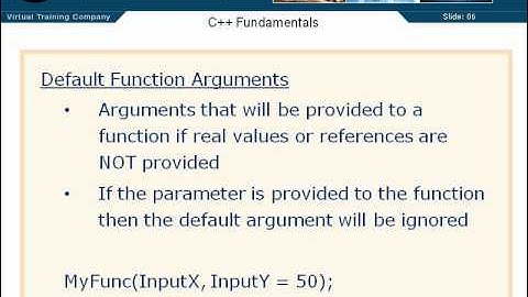 08  C++ Types & Arguments   48  Default Function Arguments