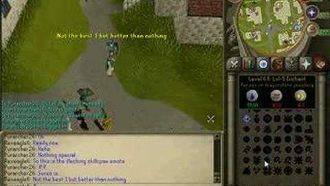 fletching skillcape emote (purarcher26)