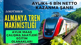 Almanyada Tren Makinistliği Lokführer