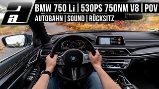 2021 BMW 750Li xDrive (530PS, 750Nm, V8 BiTurbo) | MIT hinteren Sitzen | POV