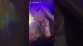 Yungmiami305 Twerking & Nipslip Ig Live Xmas 2020