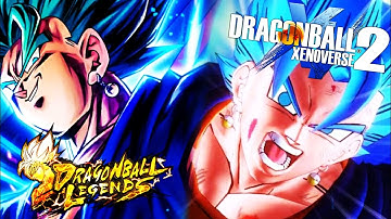 VEGITO BLUE (SSGSS) - Attacks & Moves | DBXV2 VS DB LEGENDS