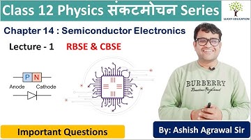 Chapter 14 Semiconductor Electronics  - Class 12 Physics -  Part 1