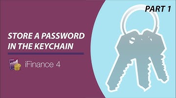 iFinance 4 - Store a Password in the Keychain - Part 1 (Encryption)