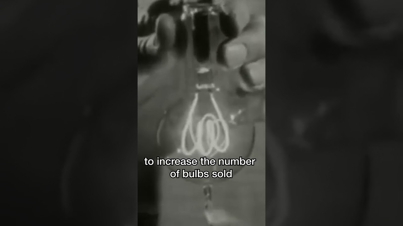 Light Bulbs That Were Designed To Fail? shorts YouTube