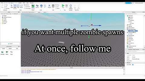 roblox studios. How to make a zombie spawner