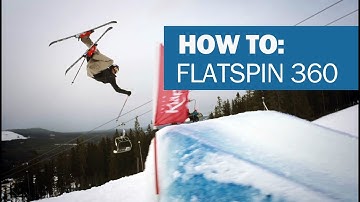 How to FLATSPIN 360 on skis with Oscar Wester