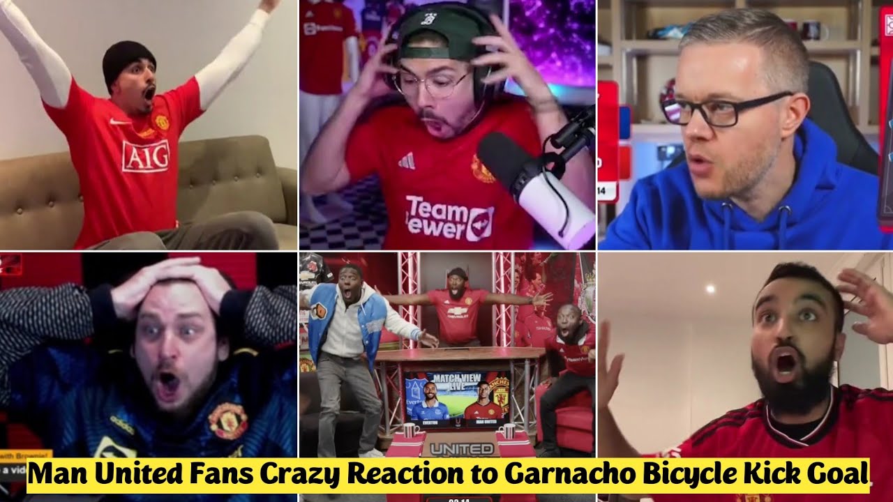 😂 Фанаты «Манчестер Юнайтед» безумно отреагировали на гол Алехандро Гарначо, забитый через голову...