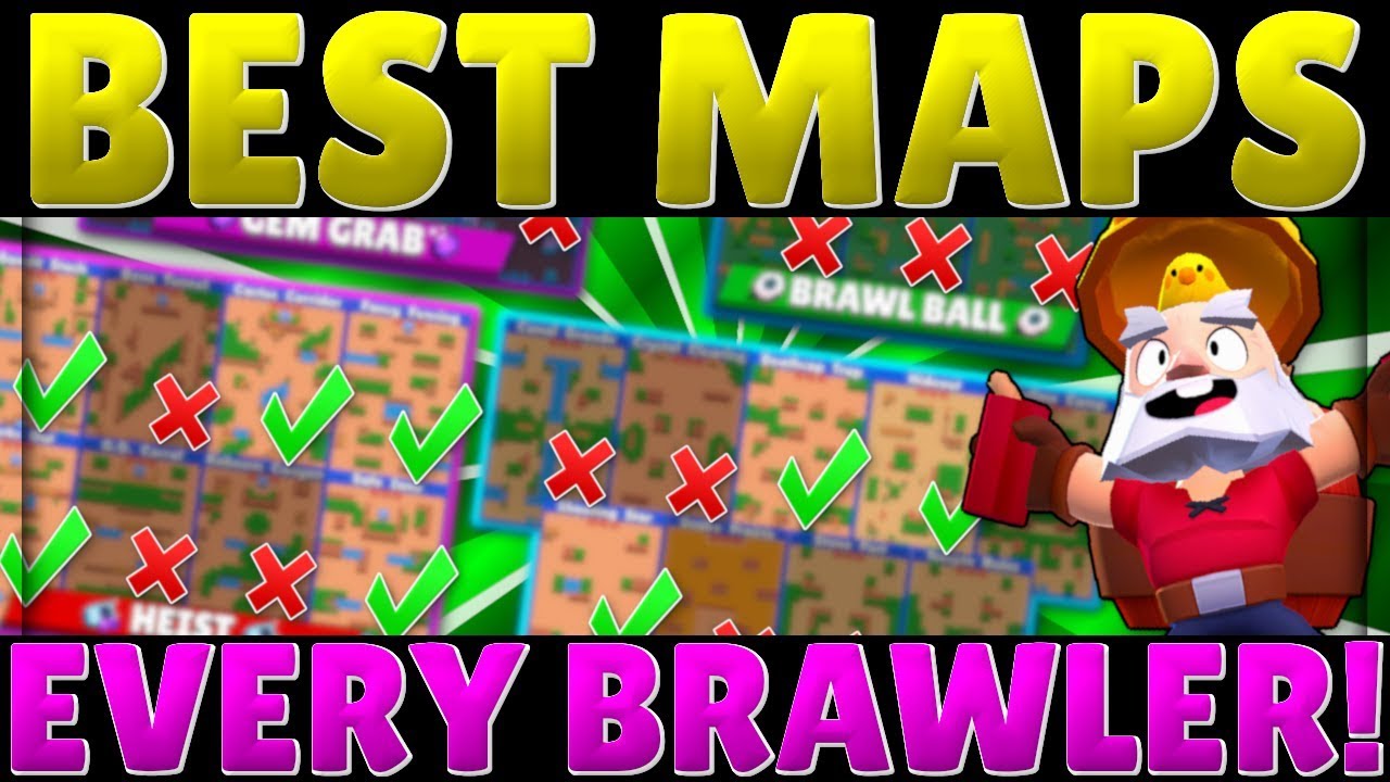 Map Guide Best Maps For Every Brawler Brawl Stars Up - brawl stars some assembly required best brawlers