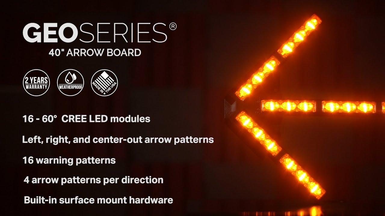 GEO Series 40" Arrow Board