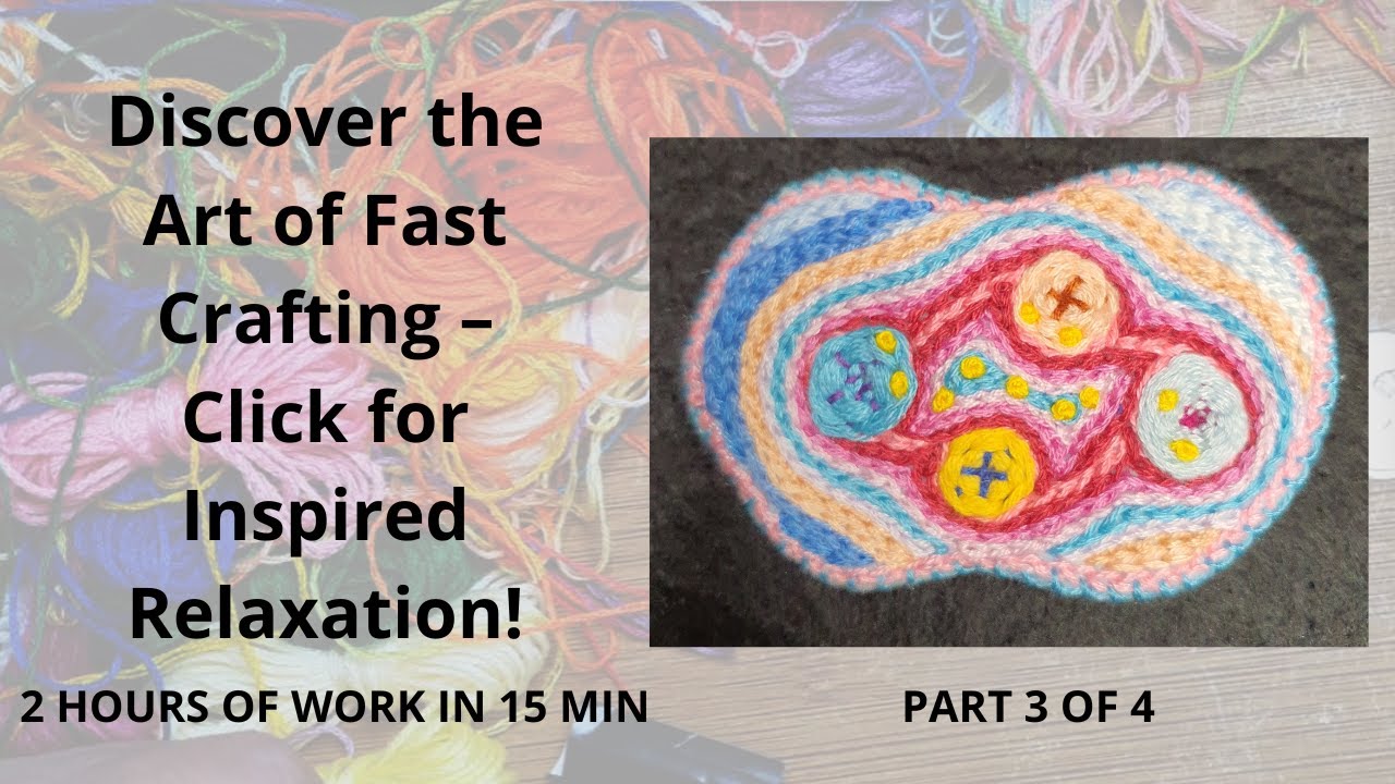 Felt/Sewing Pin Handcraft - Relaxing Art Therapy (PART 3 OF 4)