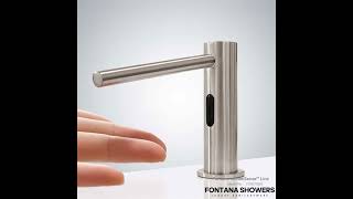 Fontana LumenSense™ Line Brushed Nickel Automatic Infrared Soap Dispenser FS9070BN