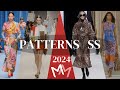 Fashion patterns and prints trends for spring summer 2024