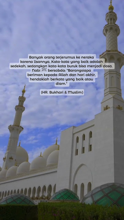 Jagalah lisanmu #shorts #motivasi #KataBaikAtauDiam #NasihatRasulullah #MotivasiIslam