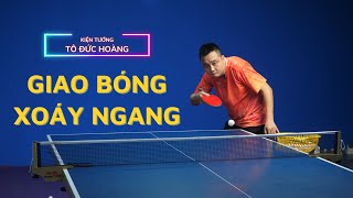 Table Tennis Tutorial | Sidespin serve technique | Hoang Chop Bong Ban