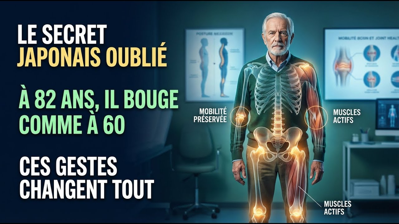 Ce mouvement de 2 minutes ajoute 7 ans à votre vie (les centenaires japonais le font chaque matin)