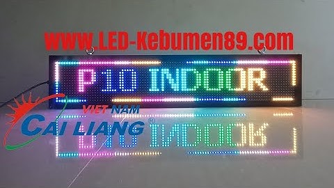 Running text 100x20cm full colour RGB full colour indoor