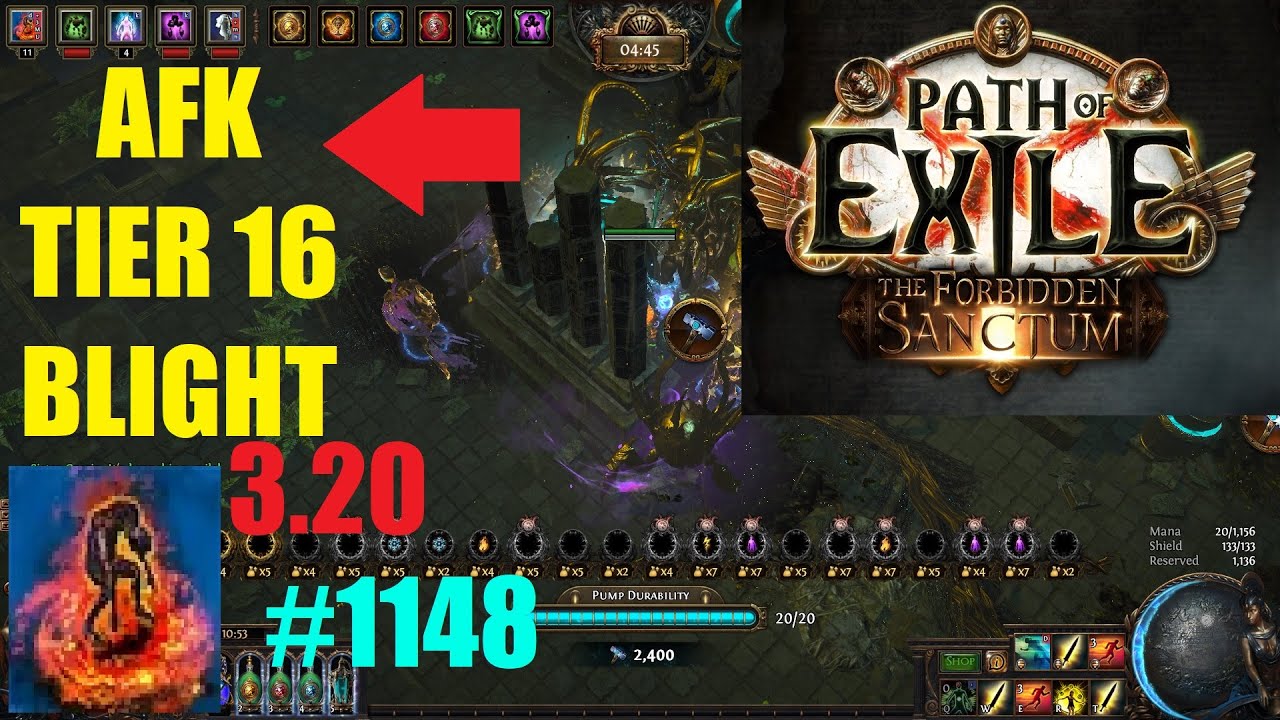 Poe 3.22 Minions Afk blight Day 15 