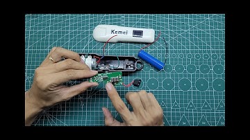 Hướng dẫn sửa tông đơ cắt tóc dùng pin bị cháy mạch điện đơn giản nhất