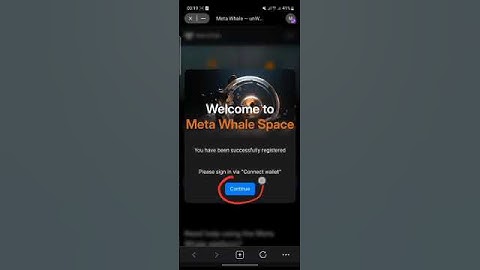 How to Get Registered on Meta-Whale #metawhale #cryptobeginners #web3community