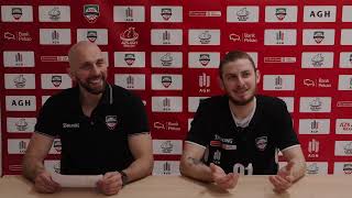 Pekao S.A. 1LM: Konferencja po meczu AZS AGH Kraków vs AZS AWF Mickiewicz Romus Katowice 96:80