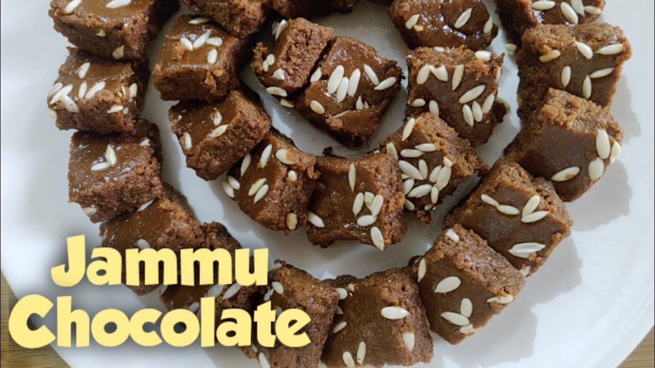 Jammu chocolate Barfi New Recipe How to make Jammu