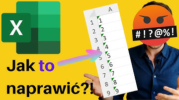 Excel - funkcja TEXT TO COLUMNS 👨‍💻 Jak automatycznie zamienić tekst na liczbę (zielony trójkąt)