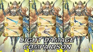 Granblue Fantasy: Light Magna Damage Comparison【グラブル】光マグナ編成 ダメージ比較