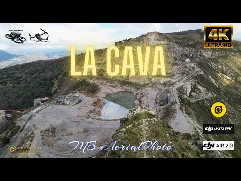 Sorvolo ex cava abbandonata Italcementi Genova Liguria