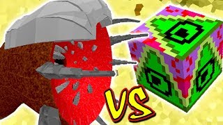 MINHOCA MONSTRO GIGANTE VS. LUCKY BLOCK DELTA (MINECRAFT LUCKY BLOCK CHALLENGE SANDWORM)