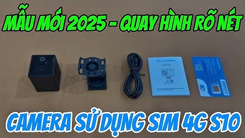 Camera sử dụng sim 4g s10 MỚI NHẤT, camera sim s10 giá rẻ sử dụng liên tục 15 tiếng xem từ xa rõ nét