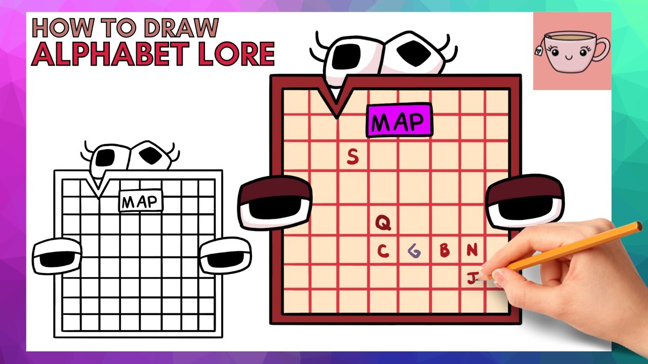 How To Draw Alphabet Lore - MAP